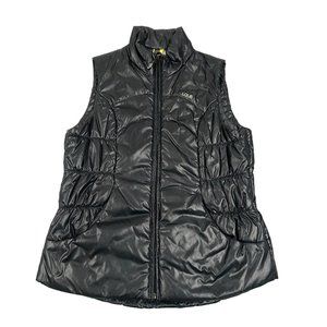 Lole Womens Black Puffer Vest Size S‎ (4-6)Water Repellent Windproof Lightweight